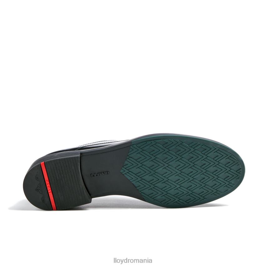 pantofi LLOYD jumătăți de pantofi din dantelă din piele negru femei 682601022