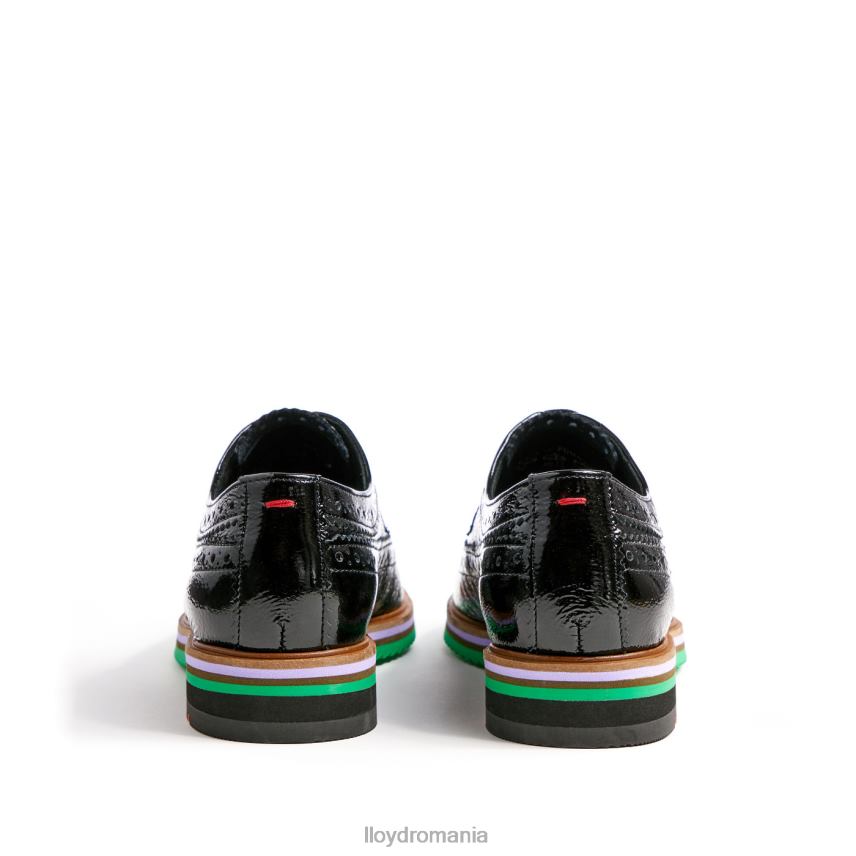 pantofi LLOYD jumătăți de pantofi din dantelă din piele negru femei 682601068