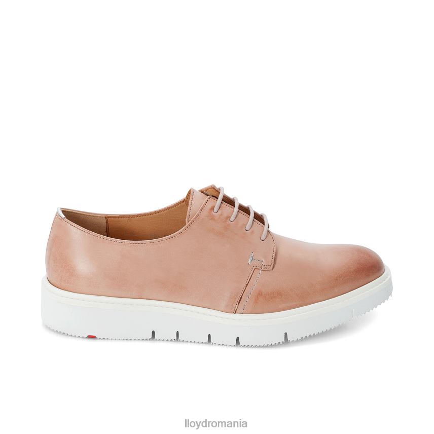 pantofi LLOYD jumătăți de pantofi din dantelă din piele netedă bej femei 682601180