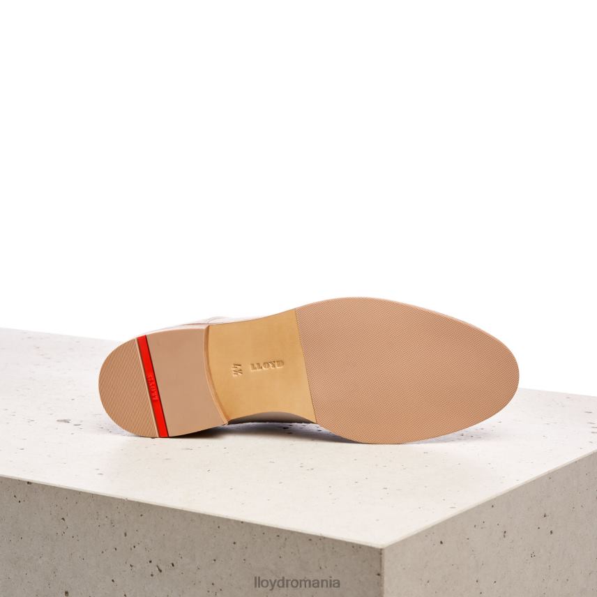 pantofi LLOYD jumătăți de pantofi din dantelă din piele netedă gri femei 682601190