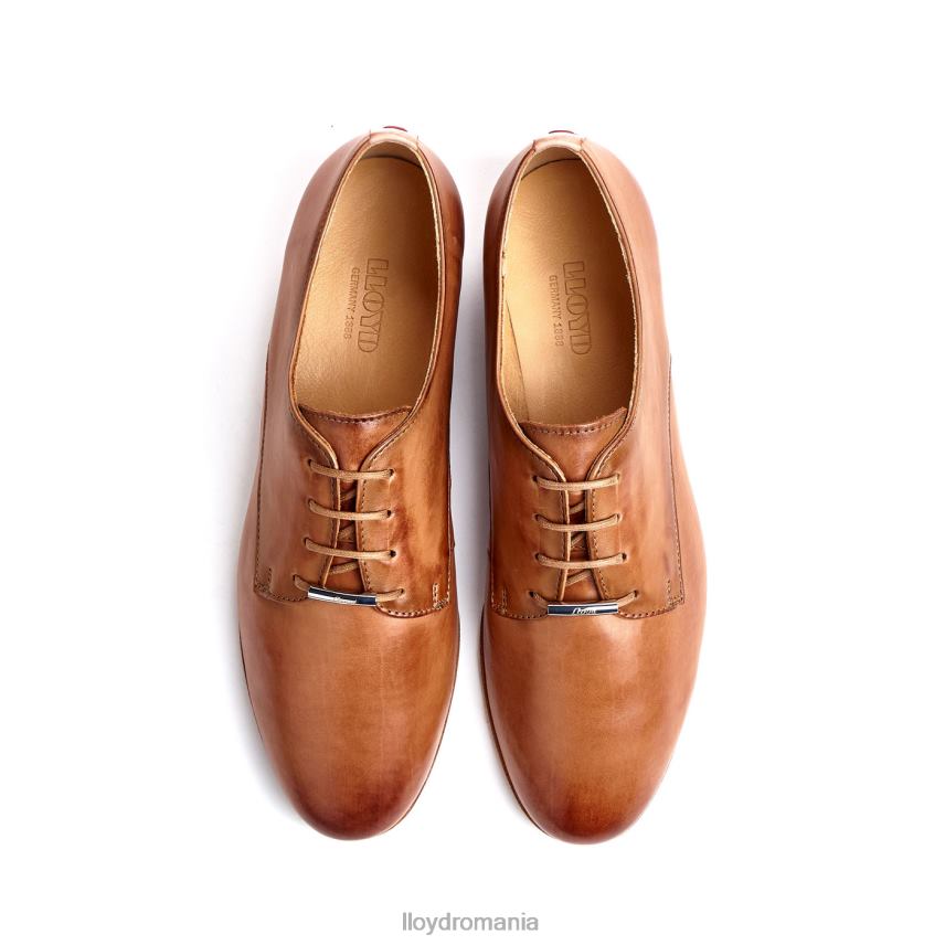 pantofi LLOYD jumătăți de pantofi din dantelă din piele netedă maro femei 682601067