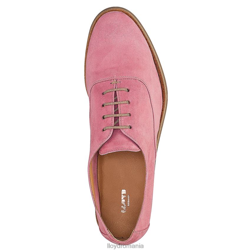 pantofi LLOYD jumătăți de pantofi din dantelă din piele roșu femei 682601183
