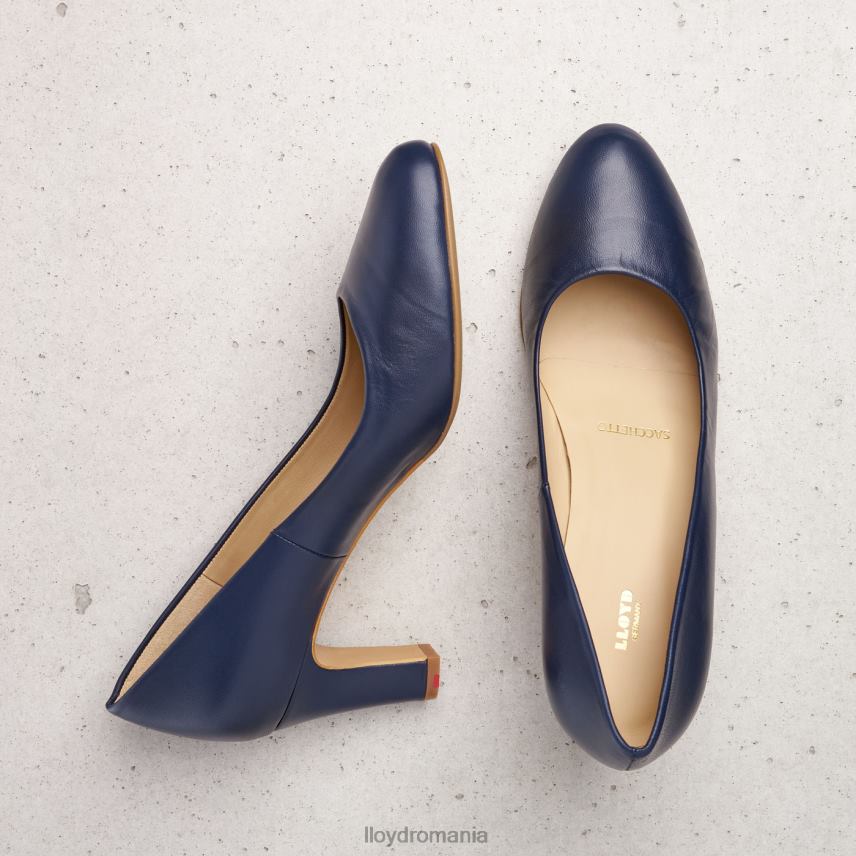 pantofi LLOYD pantofi din piele aspra albastru femei 682601052