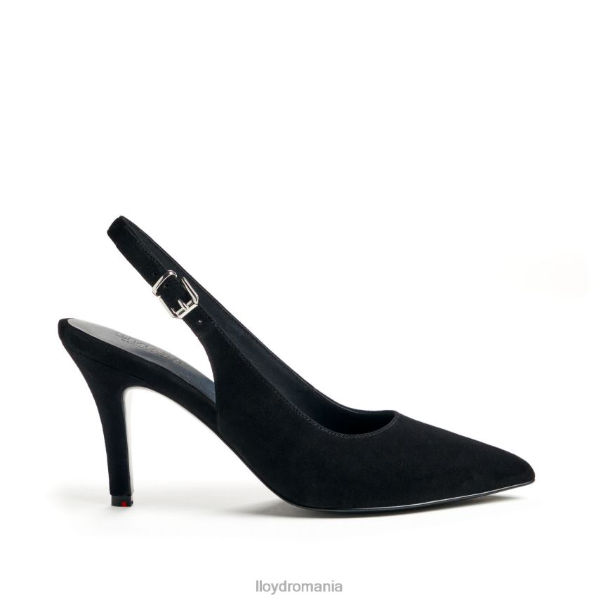 pantofi LLOYD pantofi din piele aspra negru femei 682601012