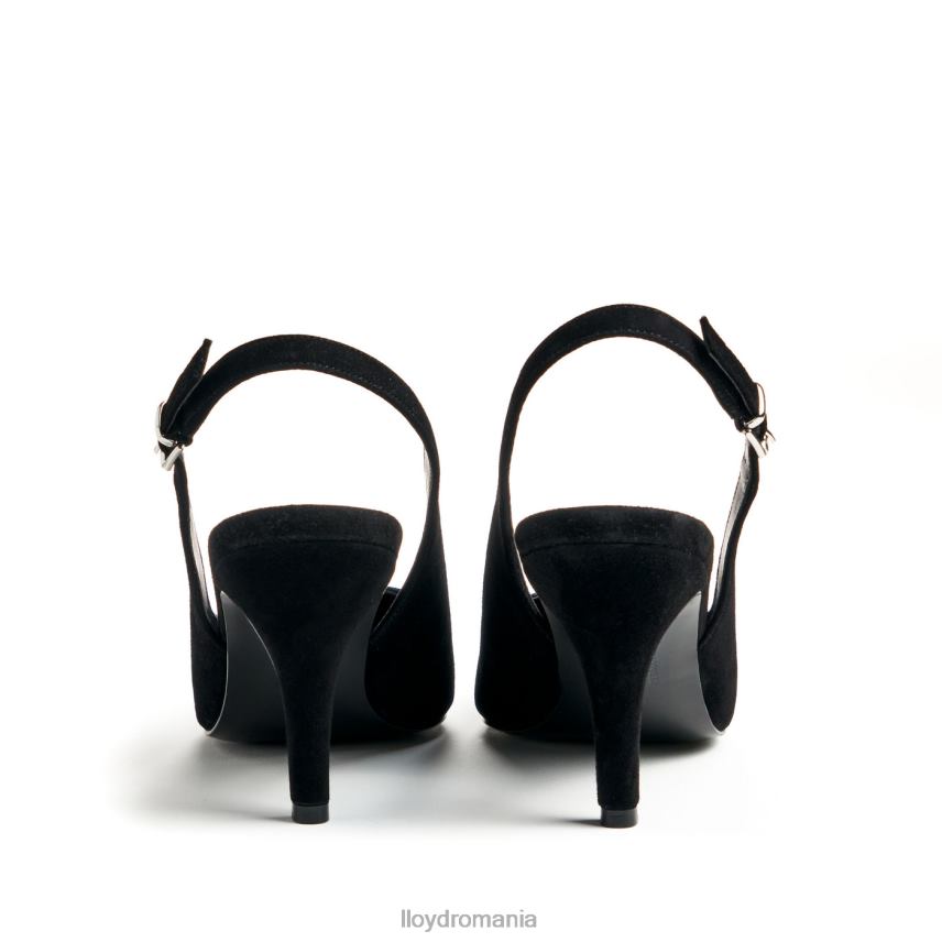 pantofi LLOYD pantofi din piele aspra negru femei 682601012