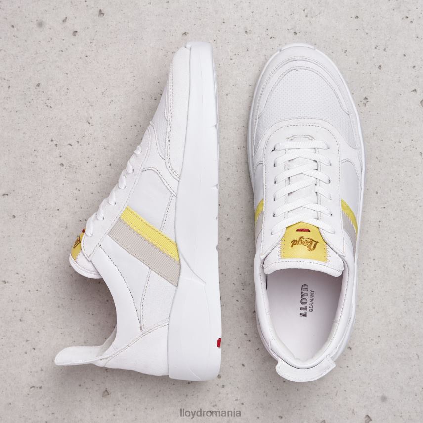 pantofi LLOYD pantofi sport din piele netedă alb femei 68260808