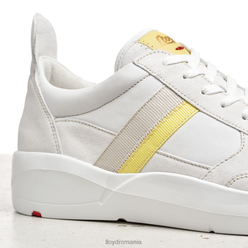 pantofi LLOYD pantofi sport din piele netedă alb femei 68260808