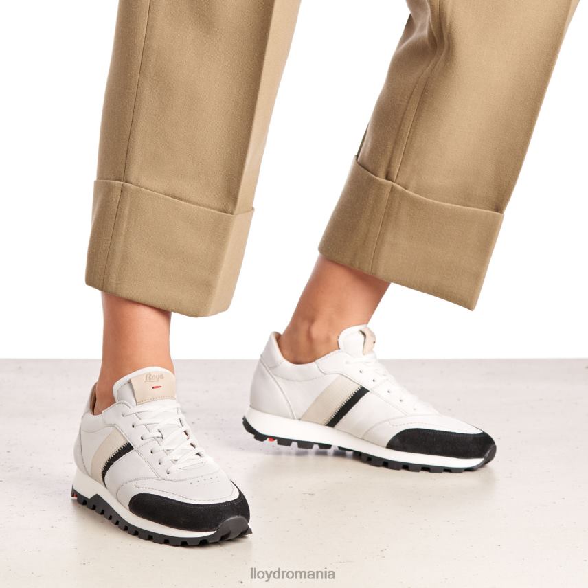 pantofi LLOYD pantofi sport din piele netedă alb femei 68260828