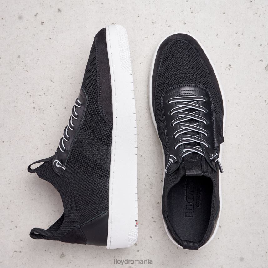 pantofi LLOYD pantofi sport din piele netedă negru femei 68260822