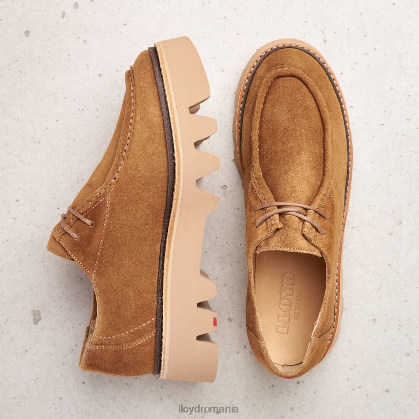 pantofi LLOYD papuc cu siret maro femei 682601038