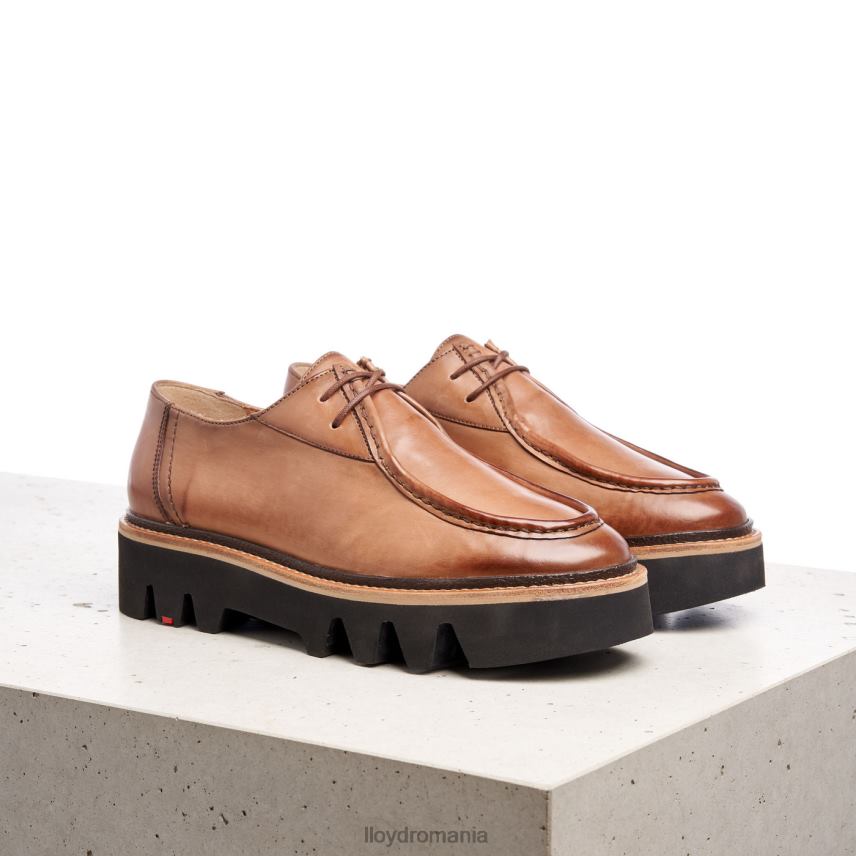 pantofi LLOYD papuc cu siret maro femei 682601358