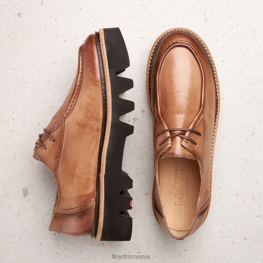 pantofi LLOYD papuc cu siret maro femei 682601358