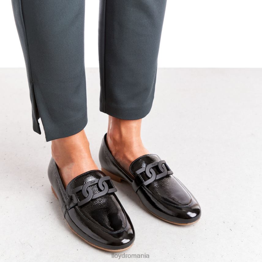 pantofi LLOYD papuc de alunecare negru femei 682601072