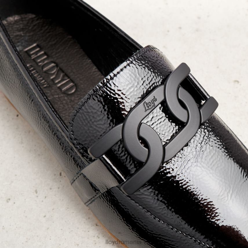 pantofi LLOYD papuc de alunecare negru femei 682601072