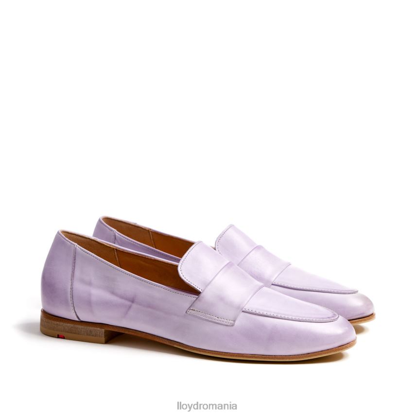pantofi LLOYD papuc de piele Violet femei 682601128