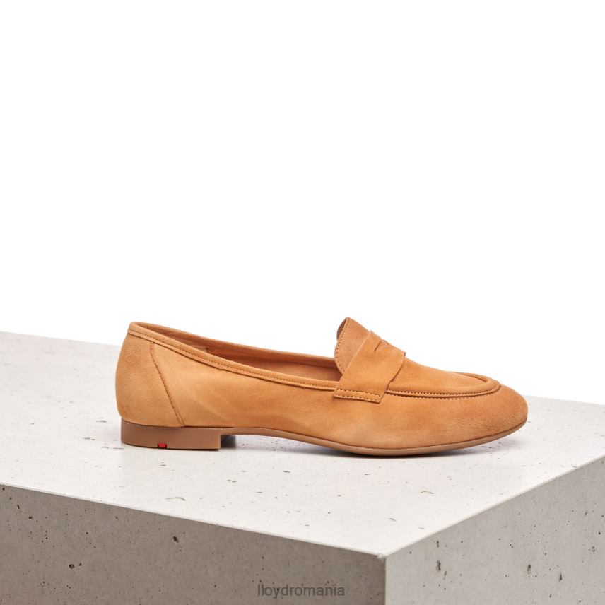 pantofi LLOYD papuc de piele intoarsa maro femei 682601136