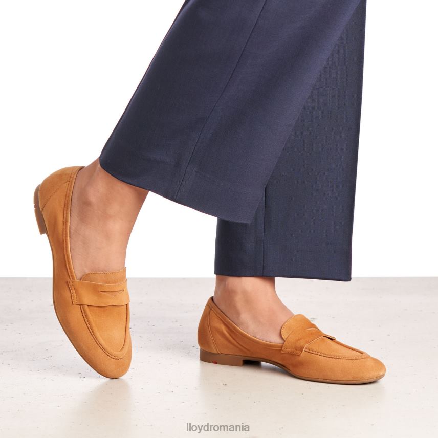 pantofi LLOYD papuc de piele intoarsa maro femei 682601136