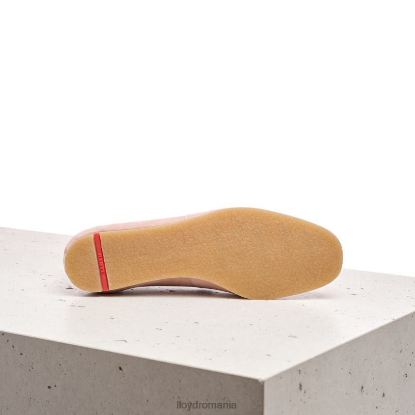 pantofi LLOYD papuc de piele intoarsa roz femei 682601124