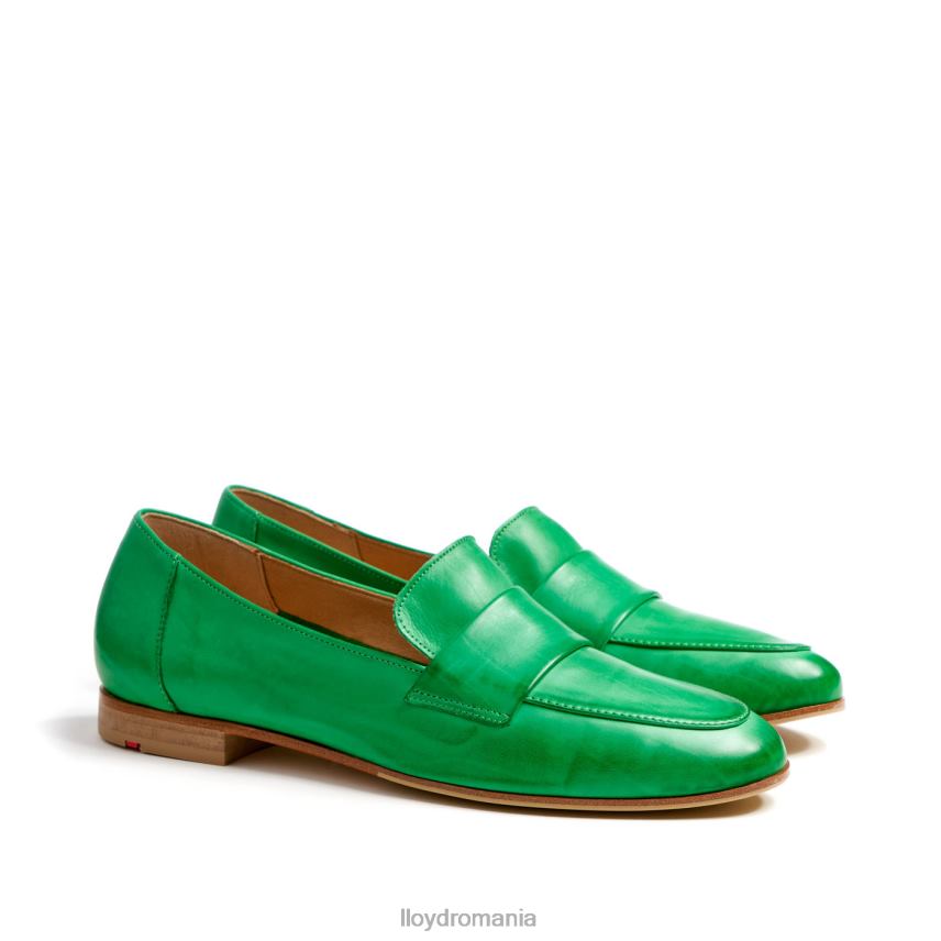 pantofi LLOYD papuc de piele verde femei 682601120