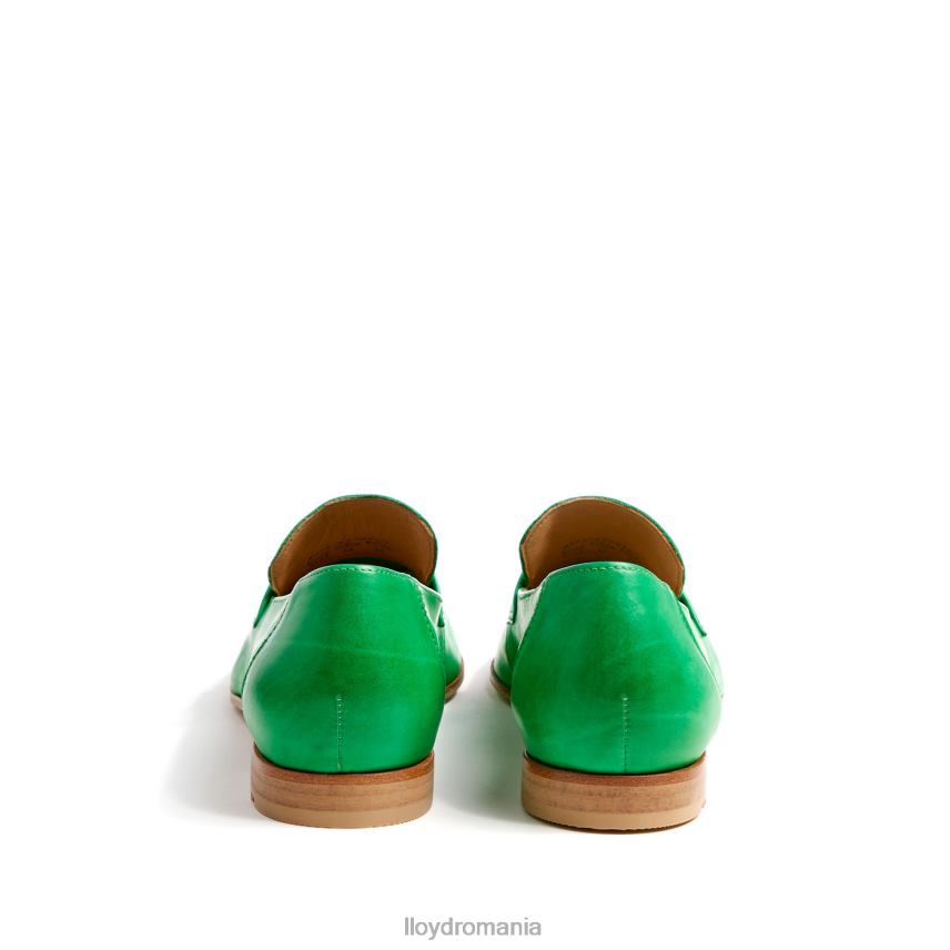 pantofi LLOYD papuc de piele verde femei 682601120