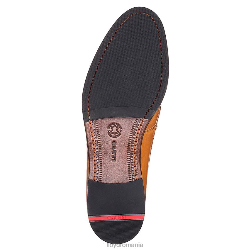 pantofi LLOYD papuc de slip-on din piele netedă galben femei 682601094