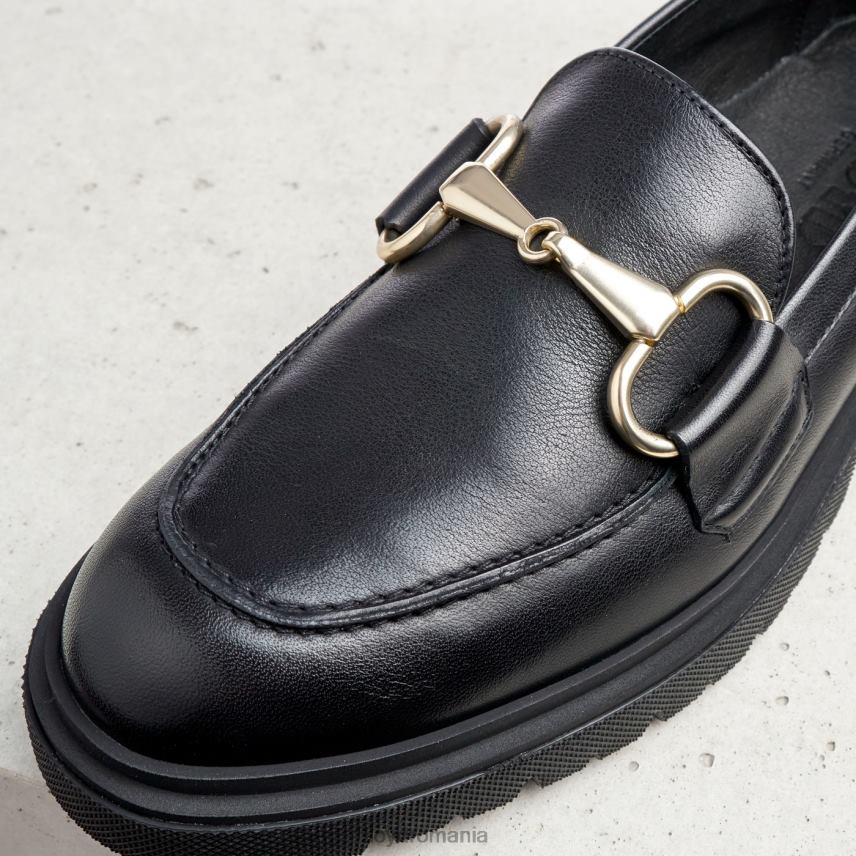 pantofi LLOYD papuc de slip-on din piele netedă negru femei 682601357