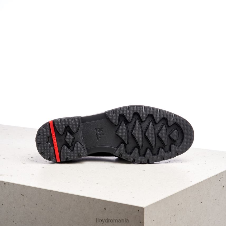 pantofi LLOYD papuc de slip-on din piele netedă negru femei 682601357