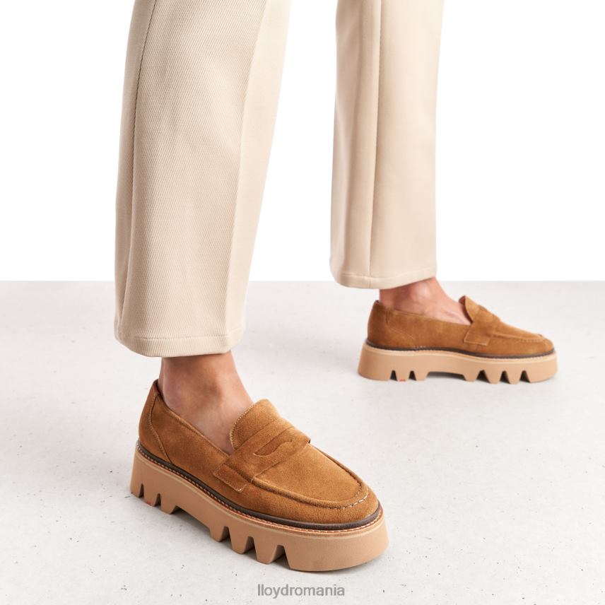 pantofi LLOYD papuc din piele maro femei 682601055