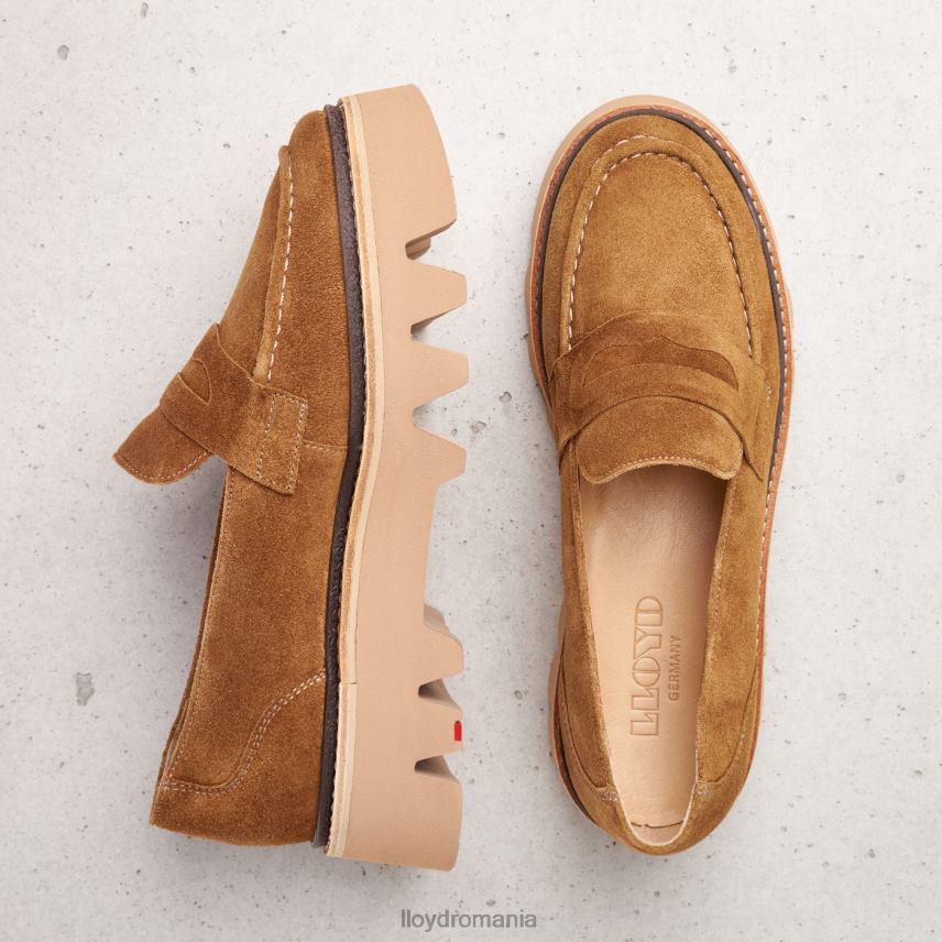 pantofi LLOYD papuc din piele maro femei 682601055