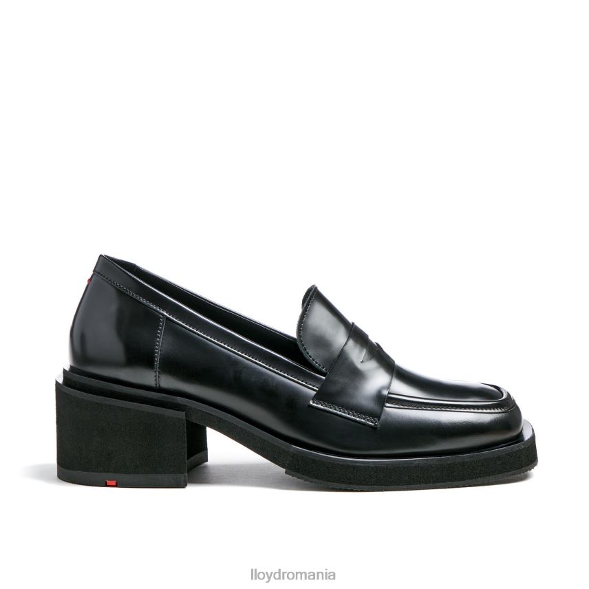 pantofi LLOYD papuc din piele negru femei 682601113