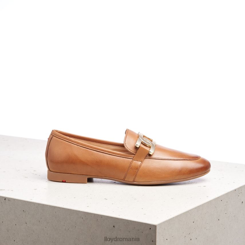 pantofi LLOYD papuc din piele netedă maro femei 682601040