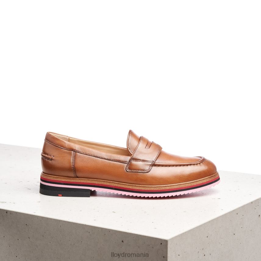 pantofi LLOYD papuc din piele netedă maro femei 682601045