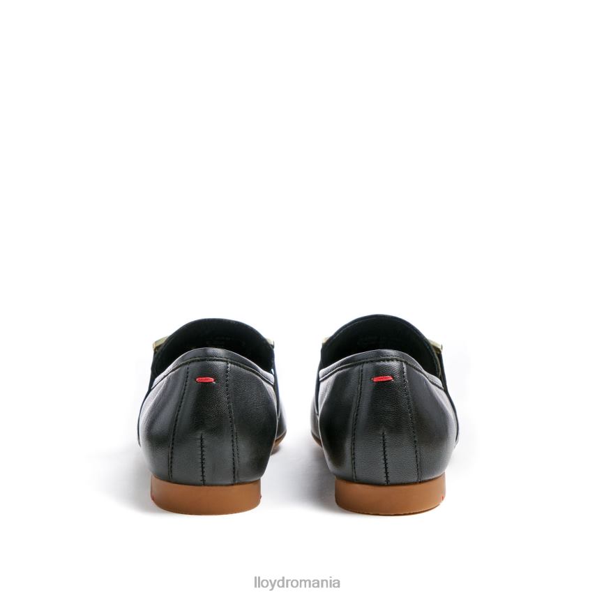 pantofi LLOYD papuc din piele netedă negru femei 682601039