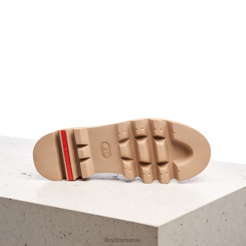 pantofi LLOYD papuc din piele roșu femei 682601073