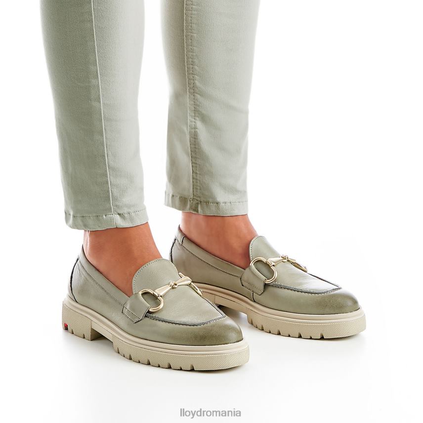pantofi LLOYD papuc fermecător verde femei 682601059