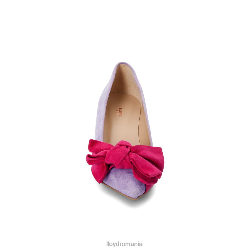 pantofi LLOYD pompe de piele intoarsa albastru femei 682601097