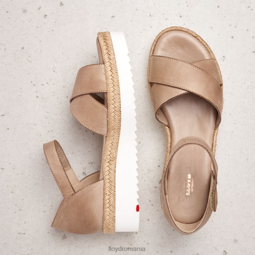 pantofi LLOYD sandale cu pană bej femei 682601229