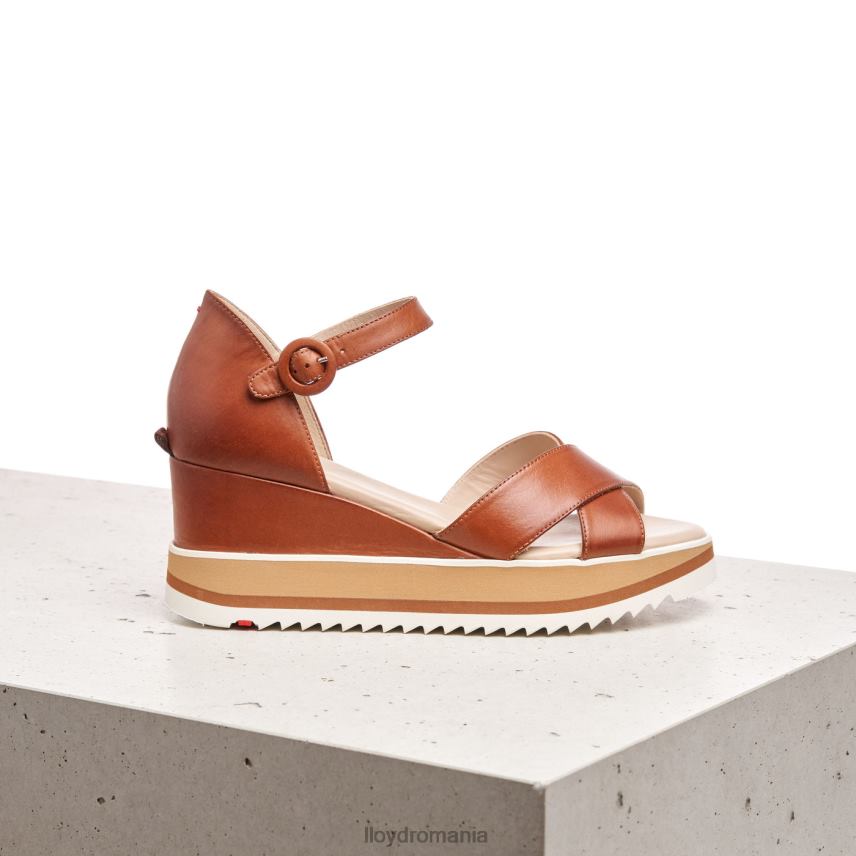 pantofi LLOYD sandale cu pană maro femei 682601204