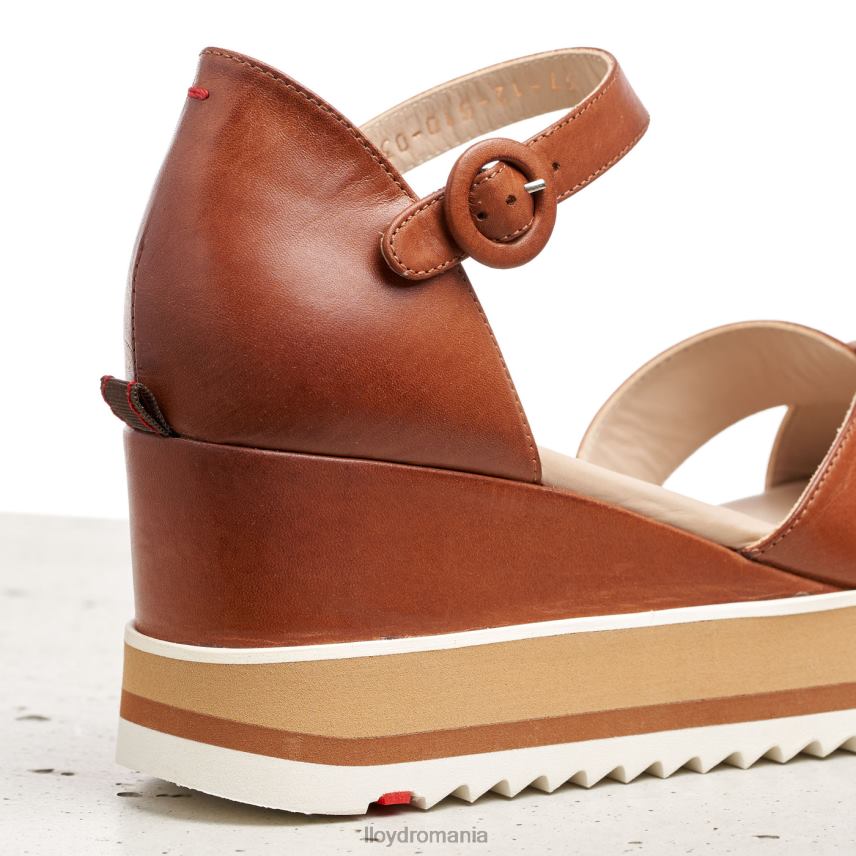 pantofi LLOYD sandale cu pană maro femei 682601204
