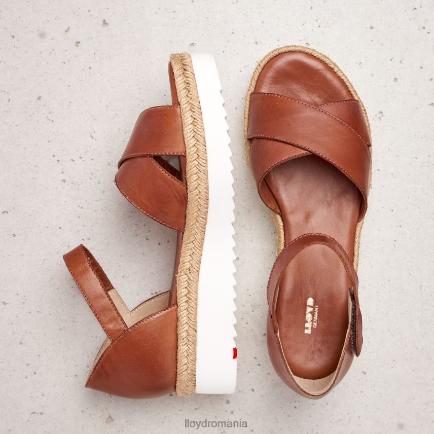 pantofi LLOYD sandale cu pană maro femei 682601237