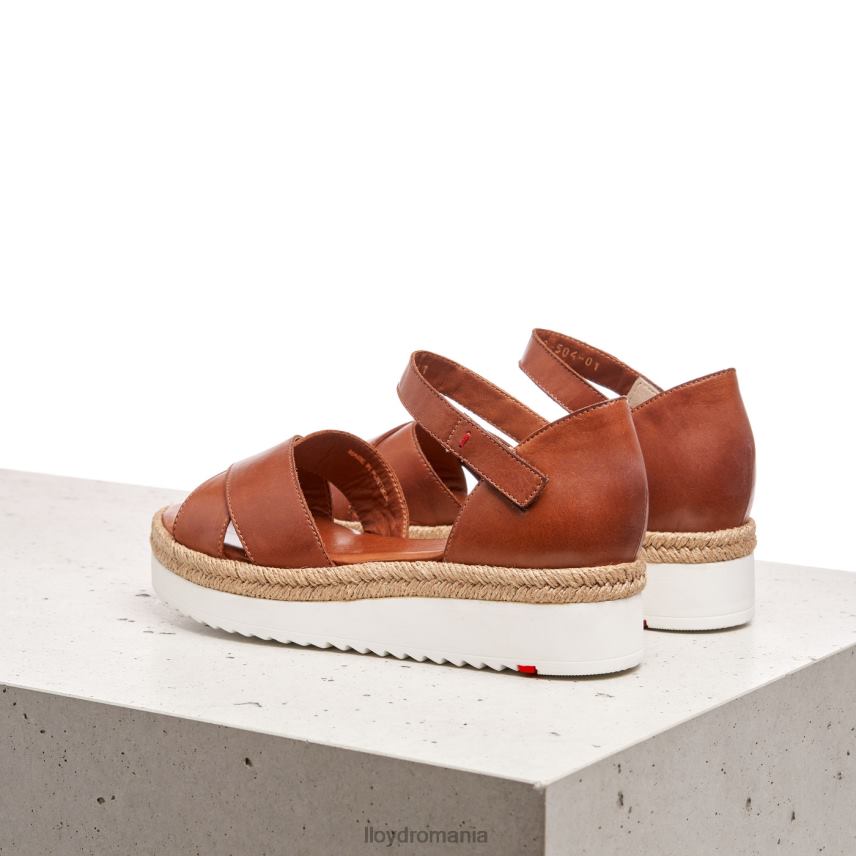 pantofi LLOYD sandale cu pană maro femei 682601237