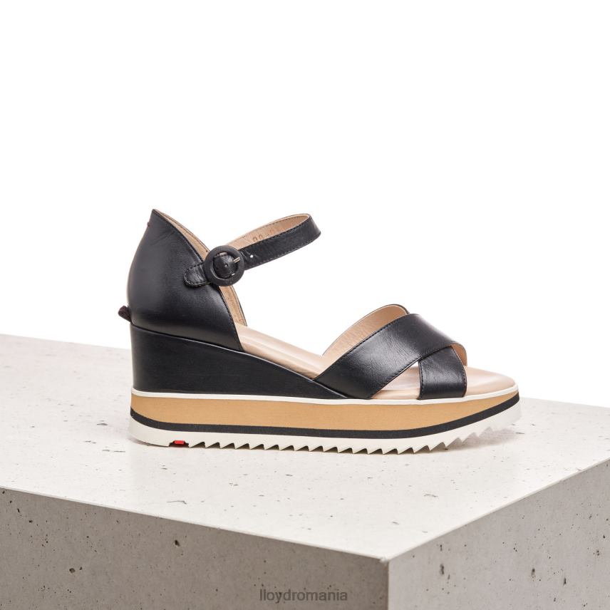 pantofi LLOYD sandale cu pană negru femei 682601208