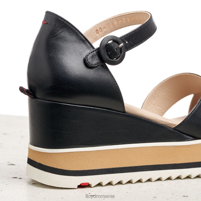 pantofi LLOYD sandale cu pană negru femei 682601208