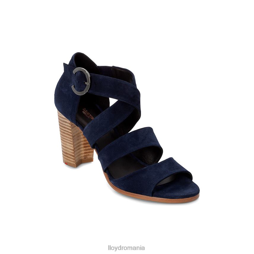 pantofi LLOYD sandale cu suprafata de piele intoarsa albastru femei 682601170