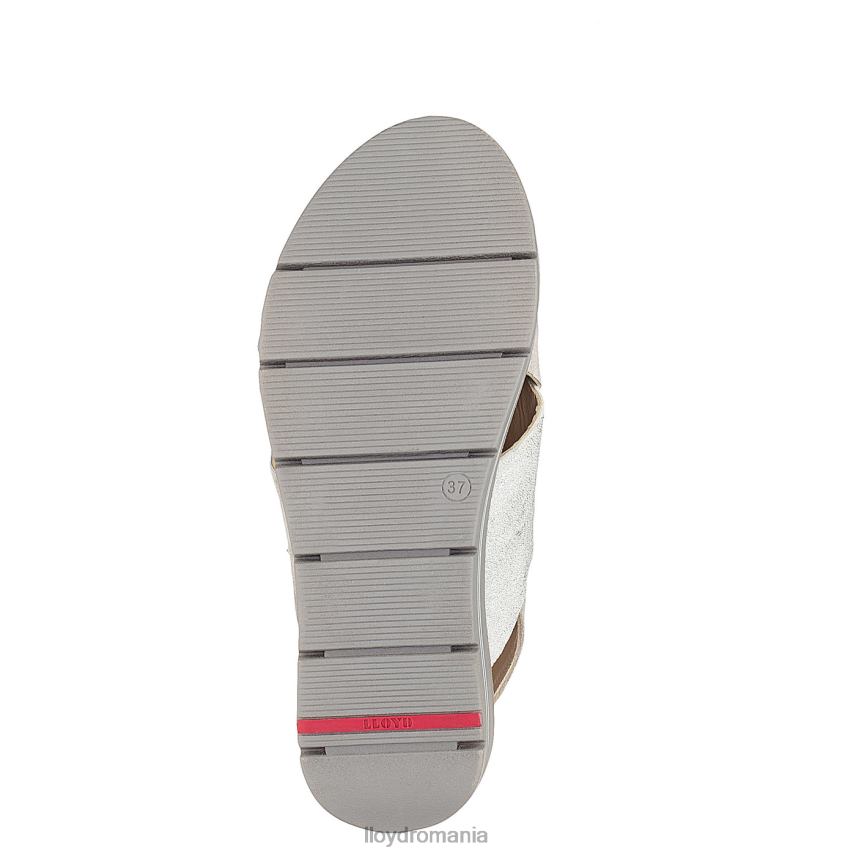 pantofi LLOYD sandale cu suprafata de piele intoarsa gri femei 682601252