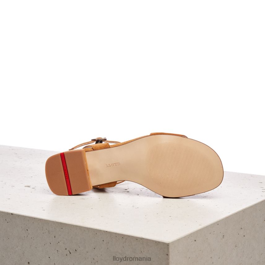 pantofi LLOYD sandale cu suprafata de piele intoarsa maro femei 682601158