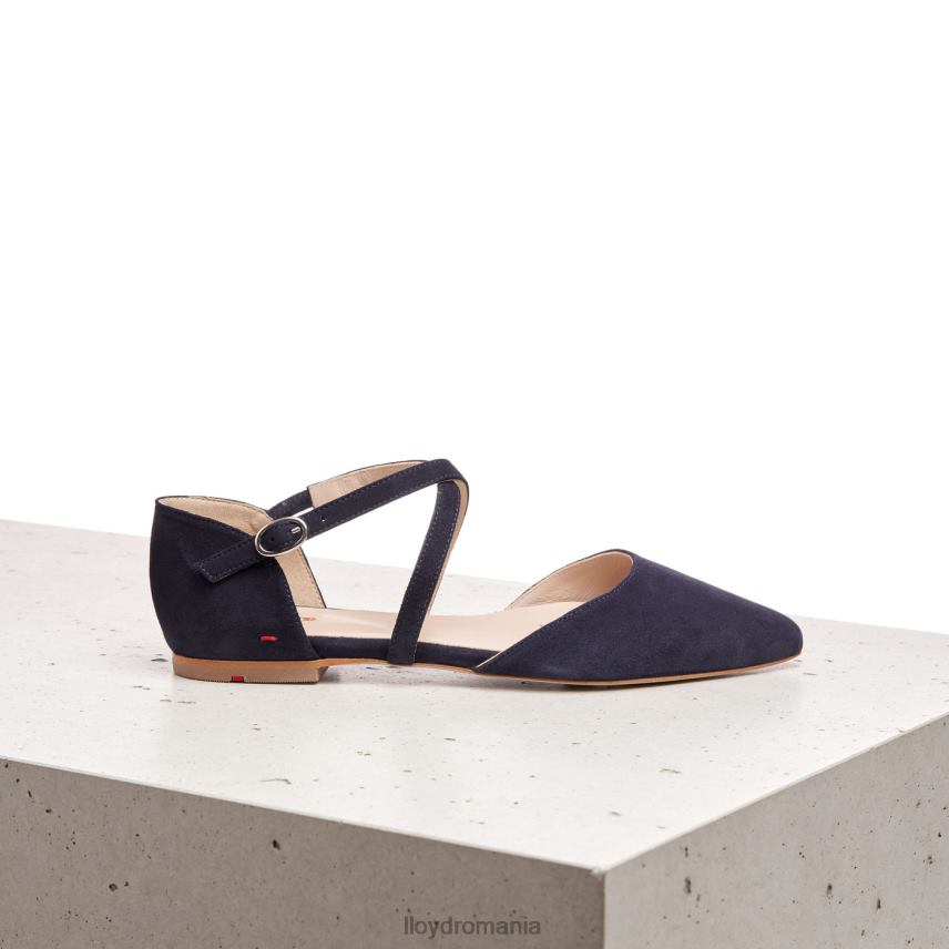 pantofi LLOYD sandale de piele intoarsa albastru femei 682601161