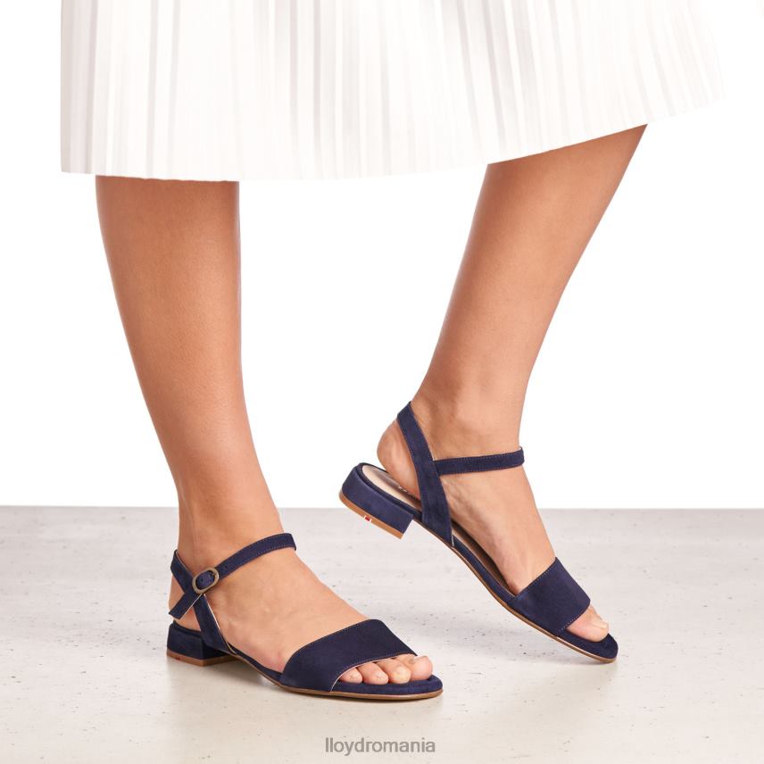 pantofi LLOYD sandale de piele intoarsa albastru femei 682601164