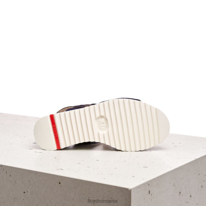 pantofi LLOYD sandale de piele intoarsa albastru femei 682601215