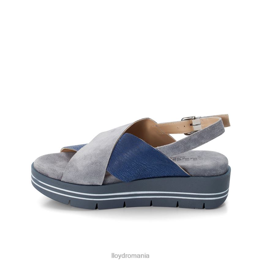 pantofi LLOYD sandale de piele intoarsa albastru femei 682601251